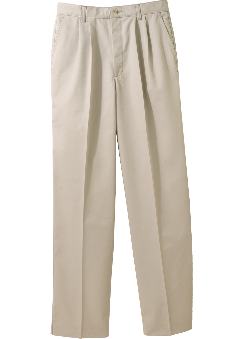 Edward's Men's Pleated Front Blended Chino Pants